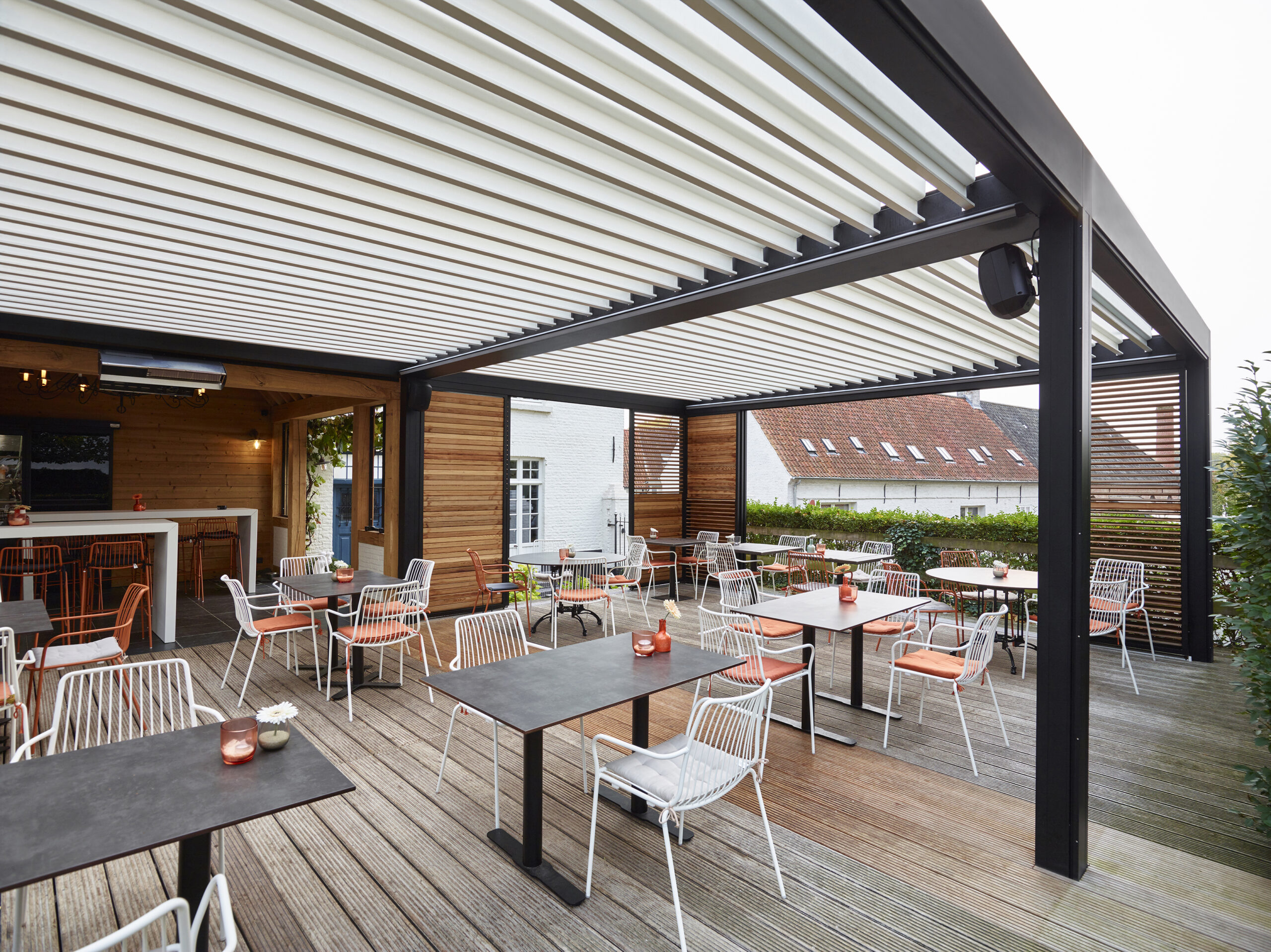 pergola restaurant accessible handicapé