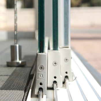 Détail fabrication installations en verre Acristalia