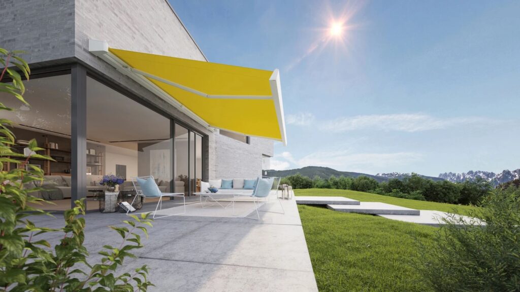 store markilux jaune